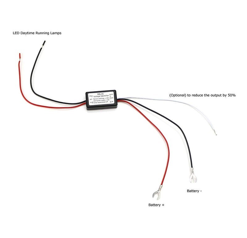 iJDMTOY LED Daylight DRL Automatic On/Off Switch Controller Module Box (Enable DRL Turn On When Engine Starts) - Image 1